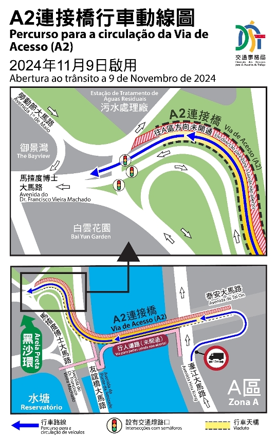 A2連接橋動線圖