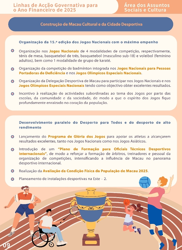 Infografia sobre as acções governativas da área da Assuntos Sociais e Cultura para o ano de 2025_10