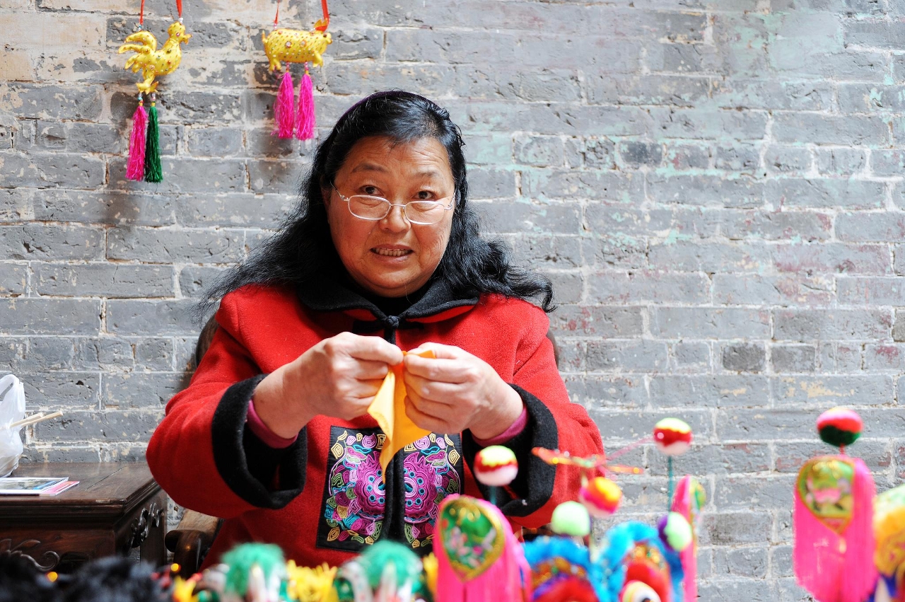 界首刺繡工藝家劉蘭英