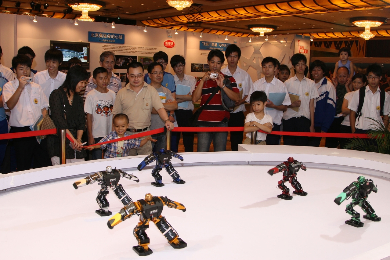 機械人表演受觀眾歡迎