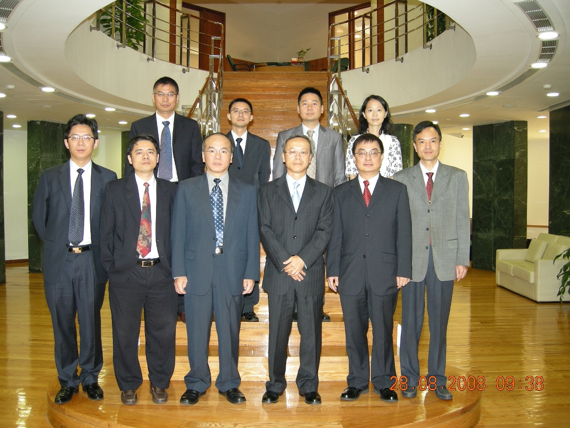 運輸工務司司長劉仕堯與廣東省建設廳代表團一行合照