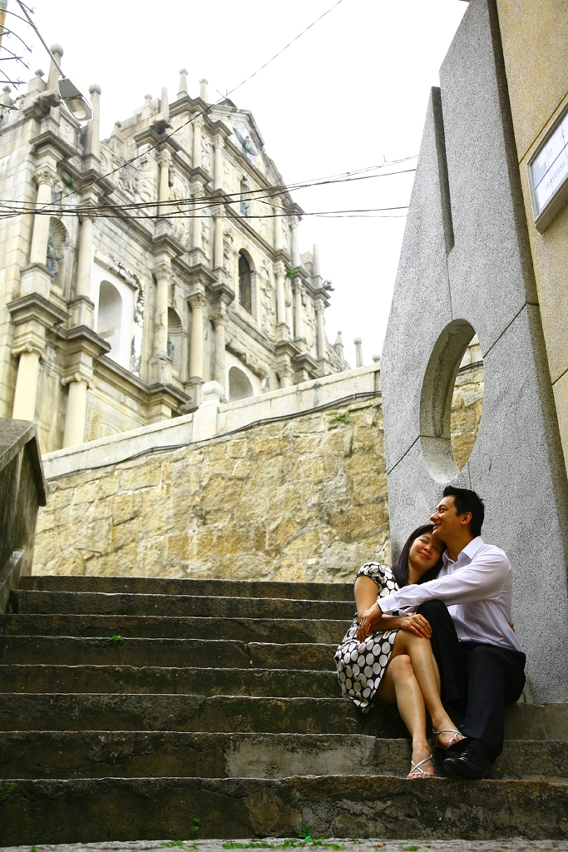 一雙準新人留下甜蜜回憶