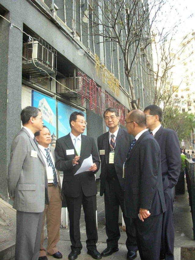 補償小組委員實地考察觀塘重建區