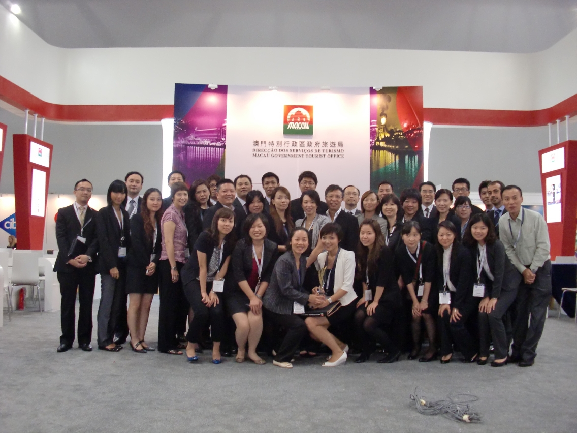 Macau trade representatives at the CIBTM2010