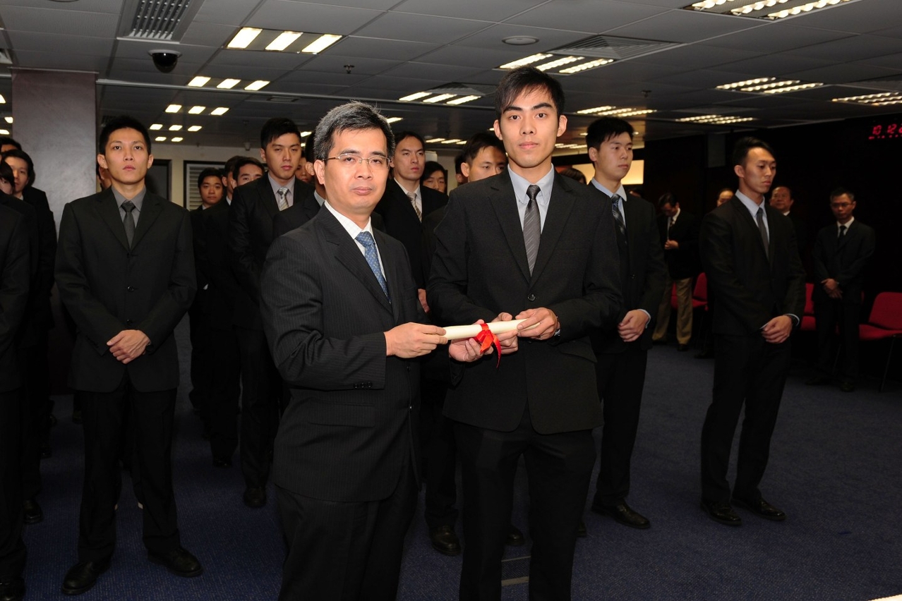 Chan Ka Hou, 1º Classificado do Curso de Formação para Investigador Criminal Estagiário