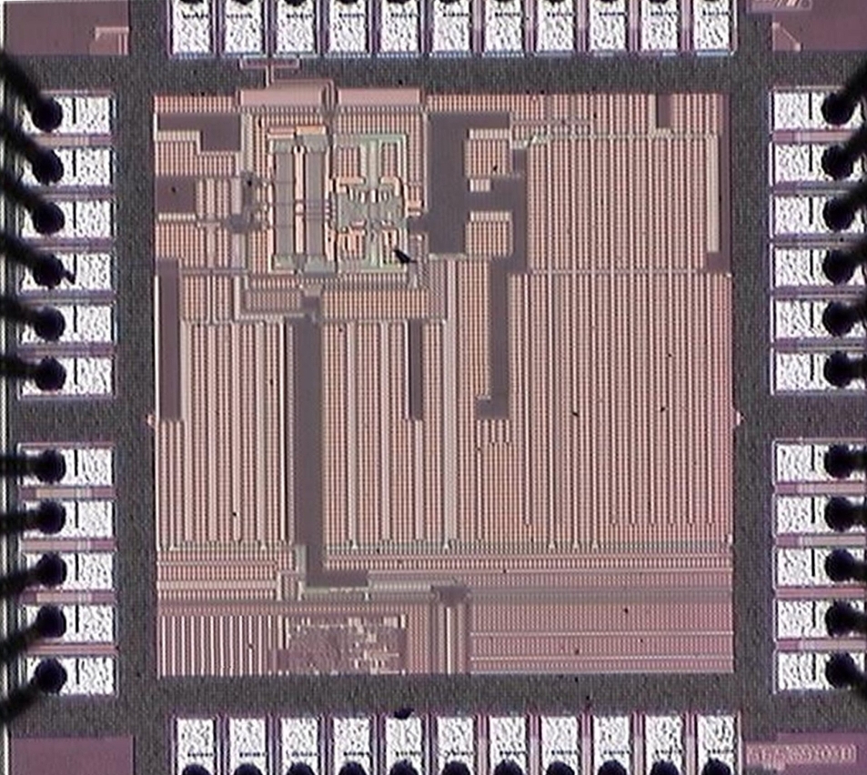 The 2 chips designed by the AVLSI Lab Researchers