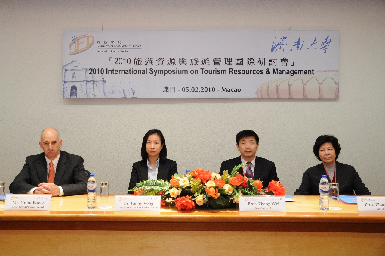 IFT and University of Jinan (Shandong PRC) co-organised “2010 International Symposium on Tourism Resources and Management”