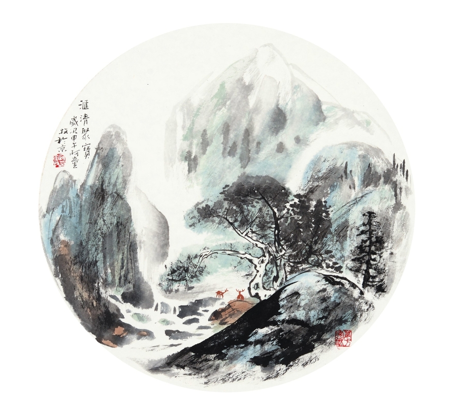A “Exposição de Pintura sobre Paisagens da Rota da Seda de Atongmu”