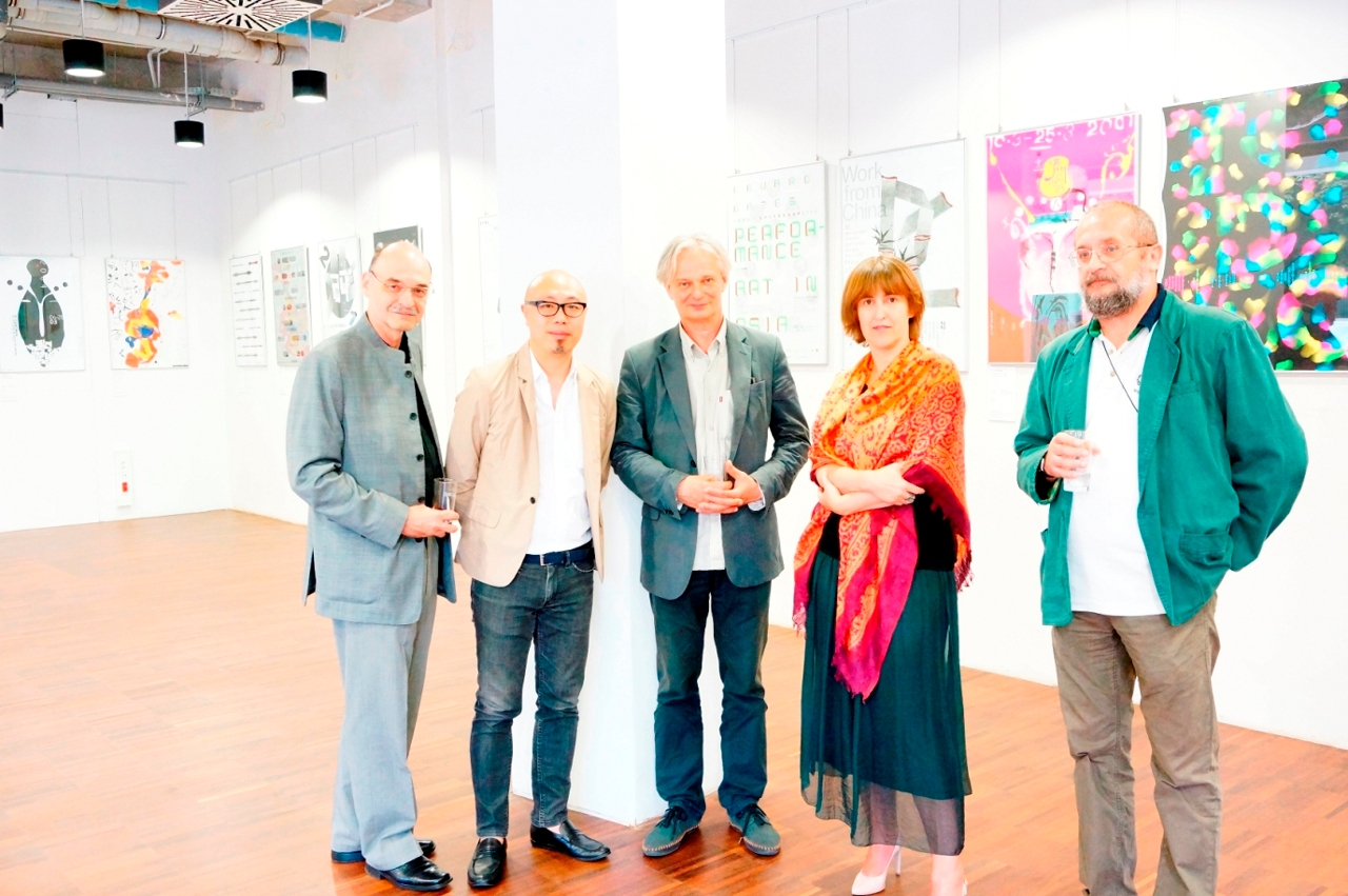 The opening ceremony of the exhibition “Macao Contemporary Posters”