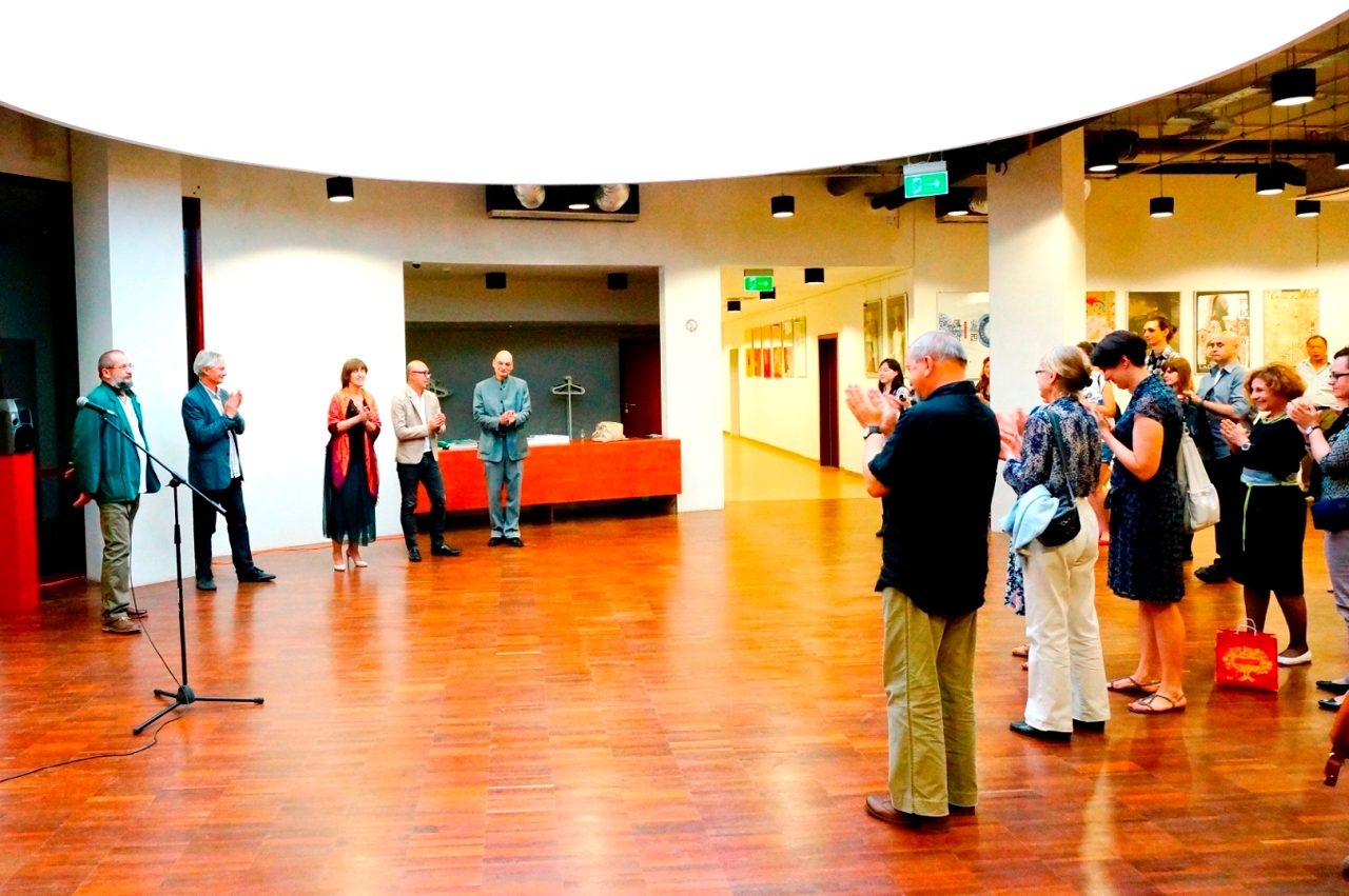 The opening ceremony of the exhibition “Macao Contemporary Posters”