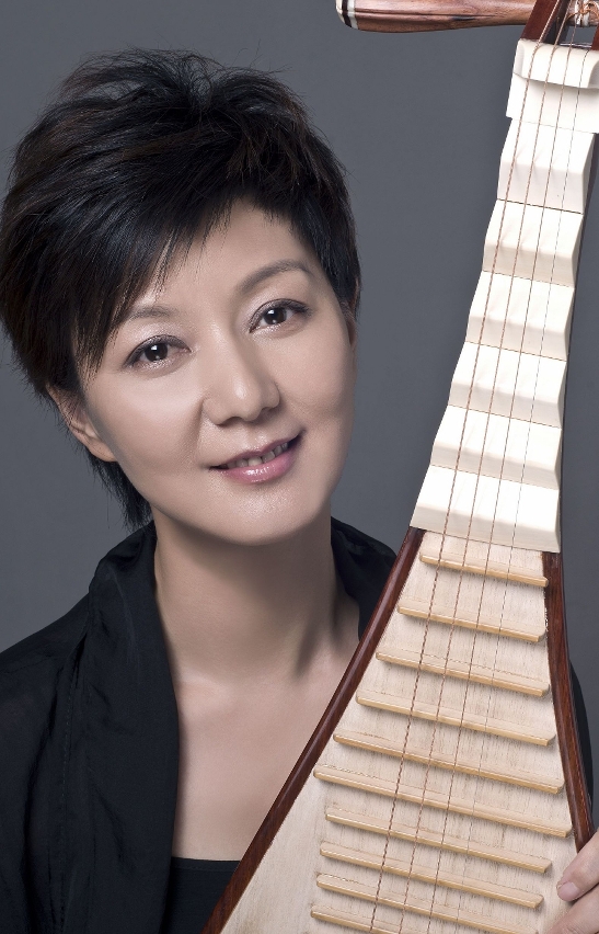 A célebre mestre de pipa Zhang Hongyan