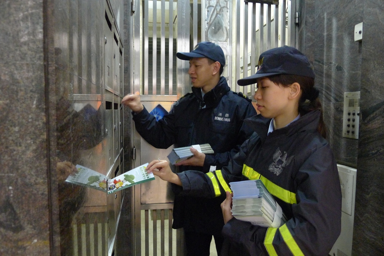 Campanha de Sensibilização para a Prevenção de Incêndios durante o Festival Cheng Ming - Foto 3