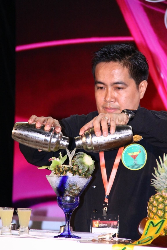 Winning bartender from Wynn Macau