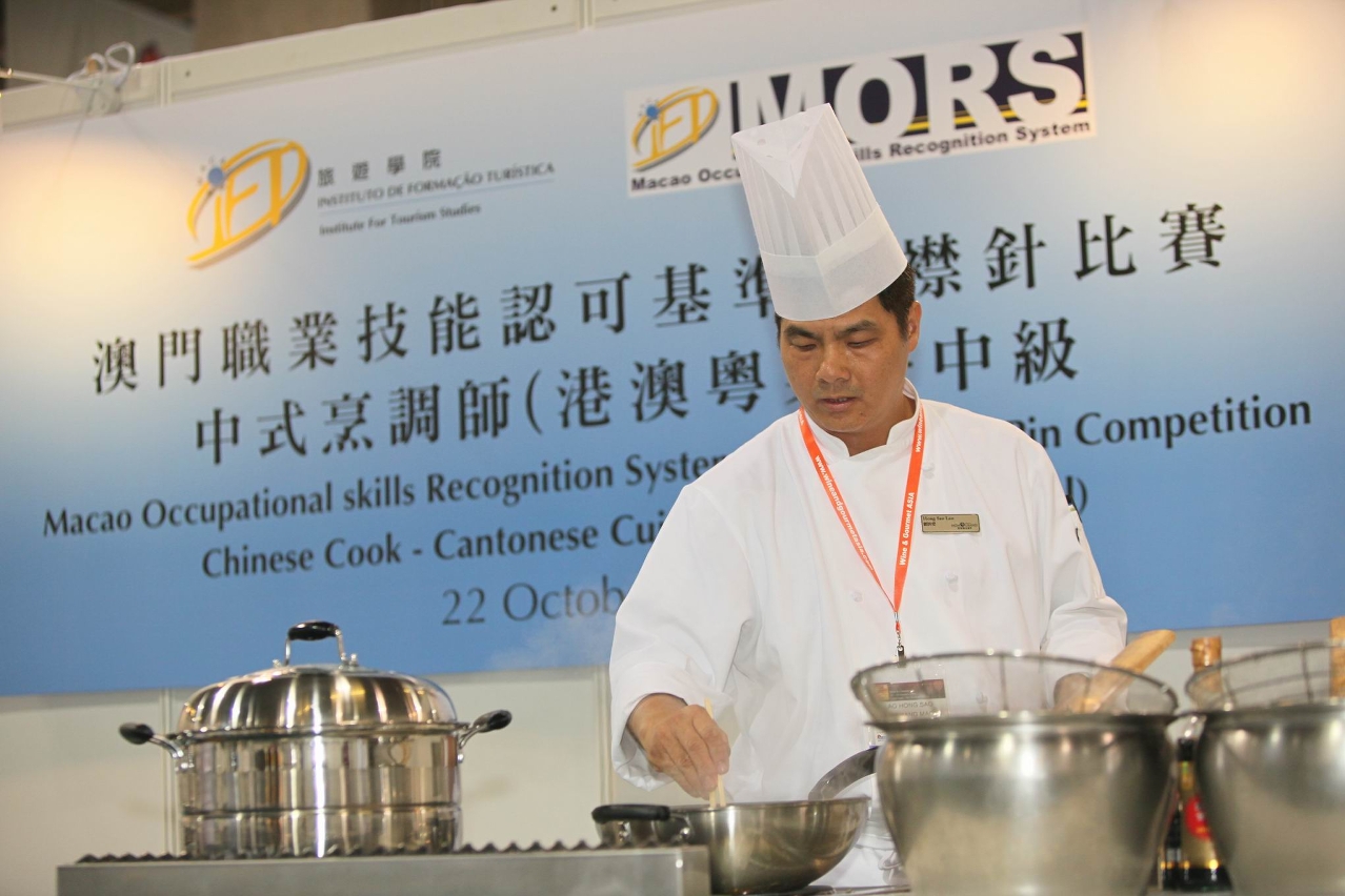 Winning Chinese cook from MGM Grand Macau