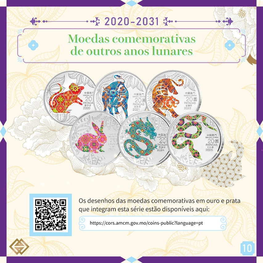 O prazo para subscrição das moedas comemorativas do Ano Lunar do Cavalo inicia-se na próxima segunda-feira
