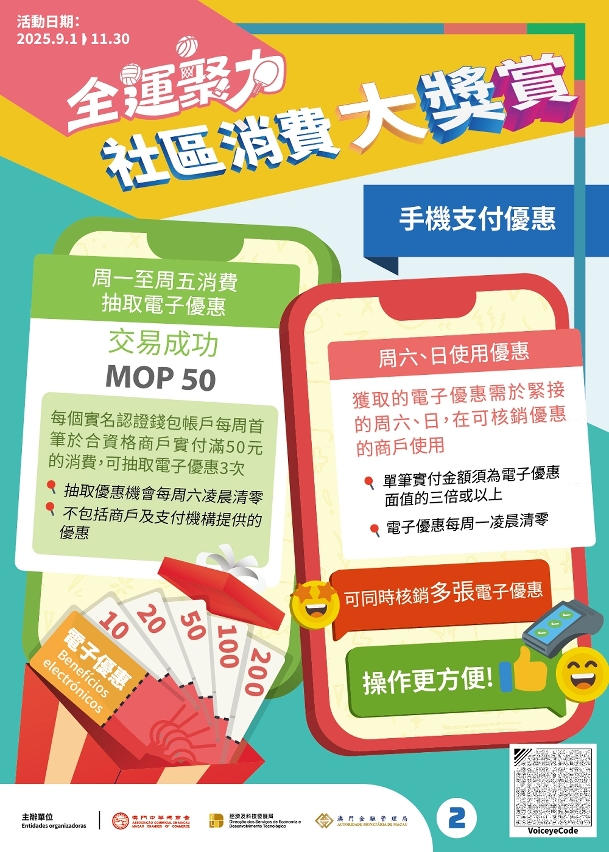“全運聚力．社區消費大奬賞”圖文包 2