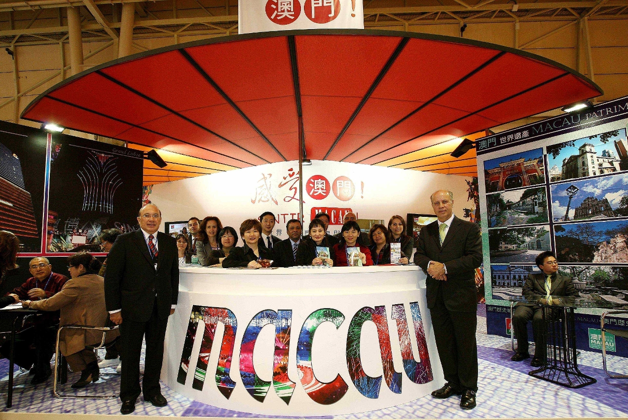 Macau at Lisbon Travel Market this year with a bigger booth