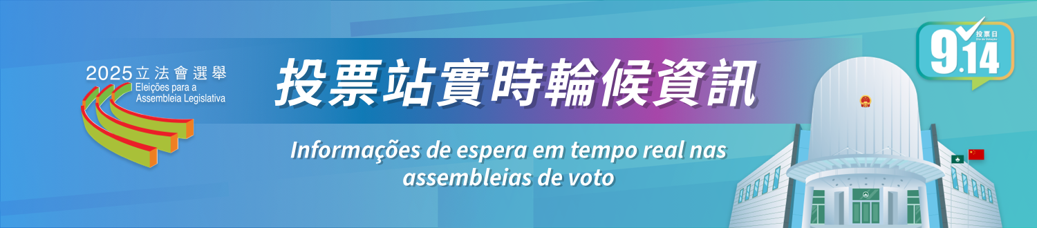 Informações de espera em tempo real nas assembleias de voto