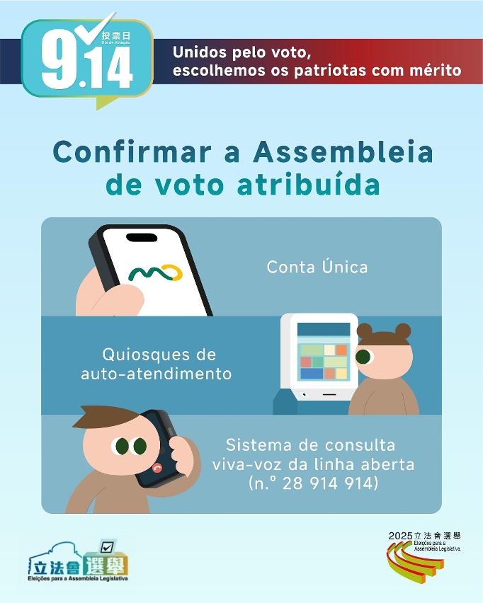 Confirmar a Assembleia do voto atribuída