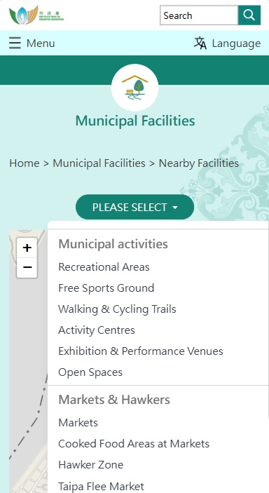 560 the designated webpage of “nearby facilities” on the iam website