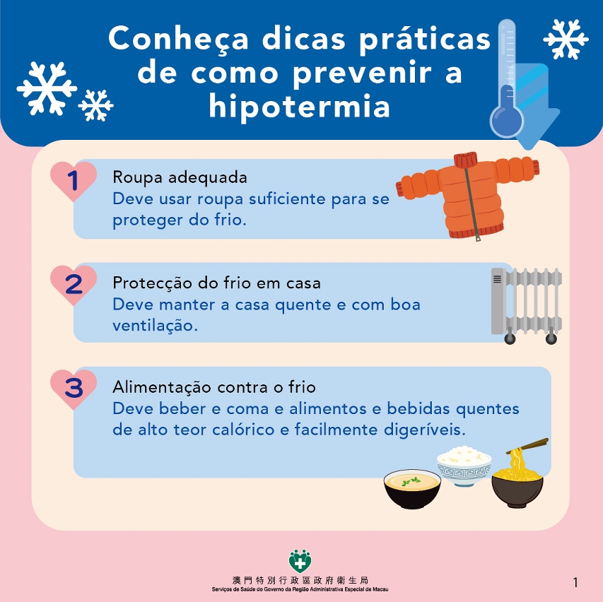 Dicas para prevenir a hipotermia