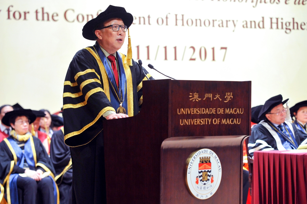 Wei Zhao offers heartfelt congratulations to this year’s graduates
