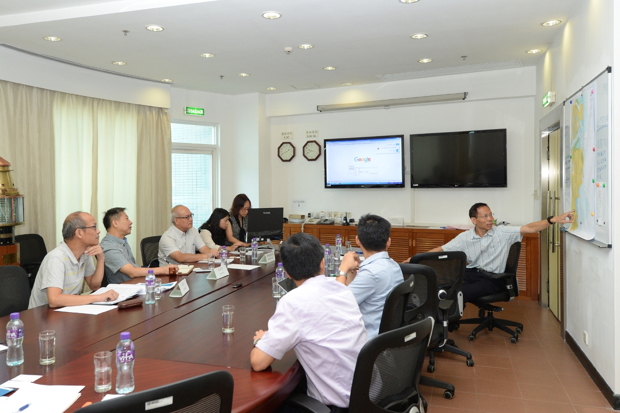 國家減災委員會專家團隊在澳門期間分組與對口部門交流