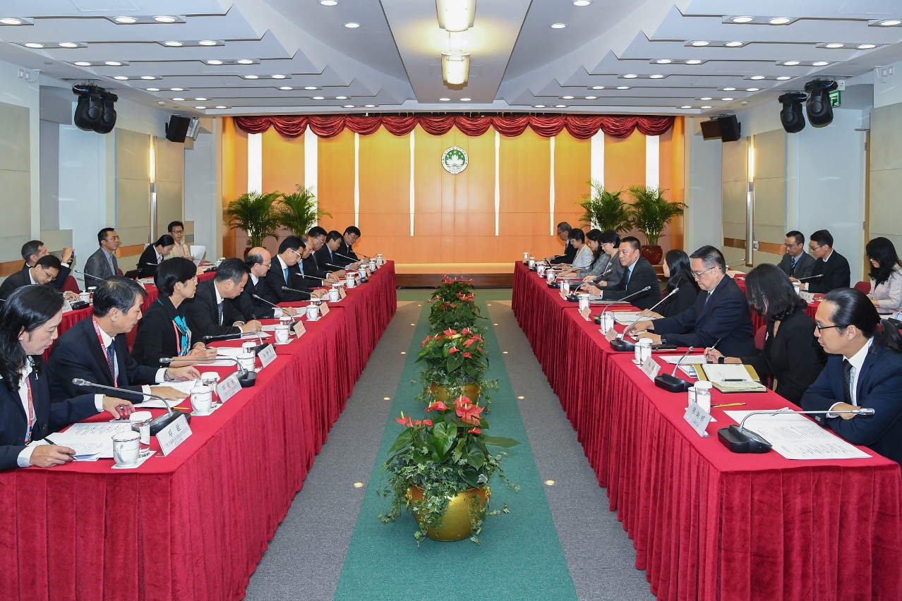 2017年桂澳合作聯席會議今(26日)於澳門舉行
