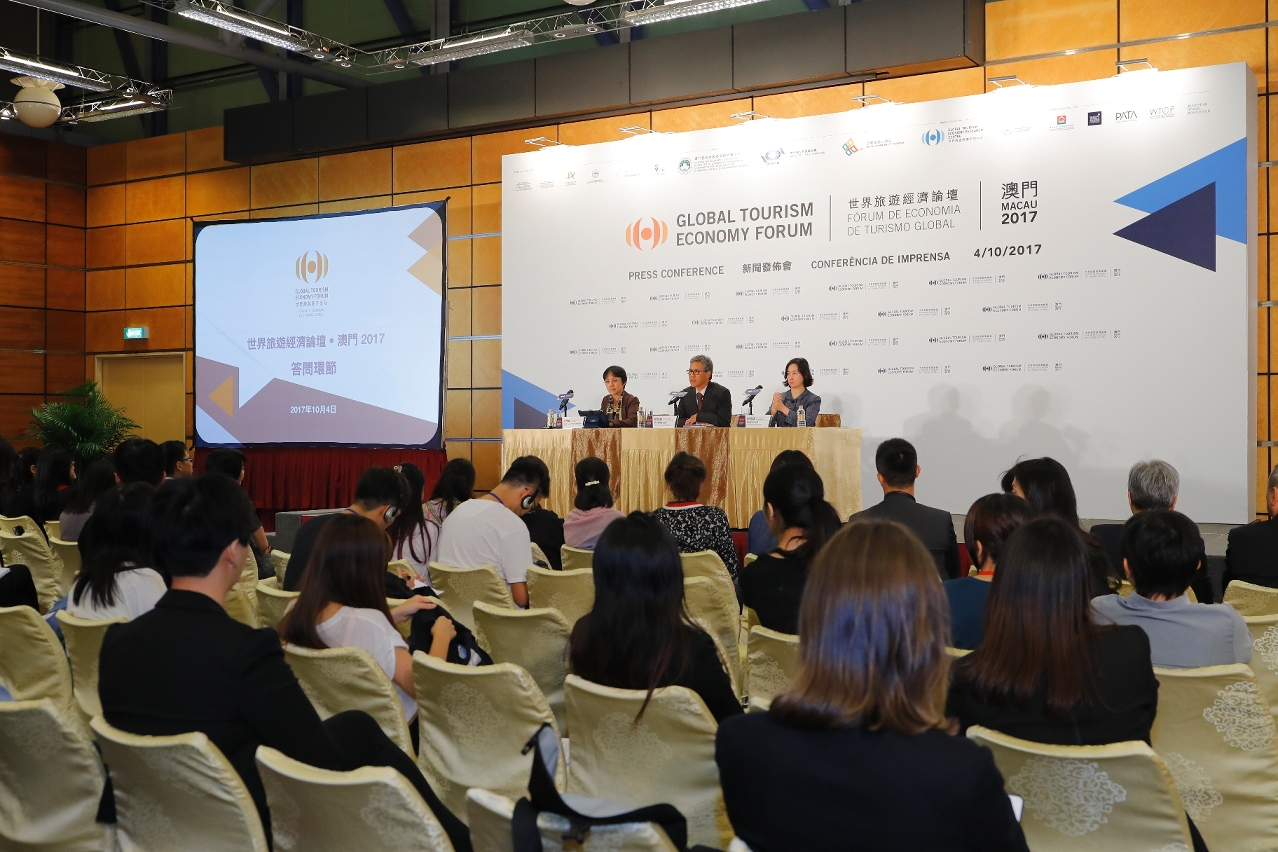 Pre-event press conference for Global Tourism Economy Forum • Macao 2017