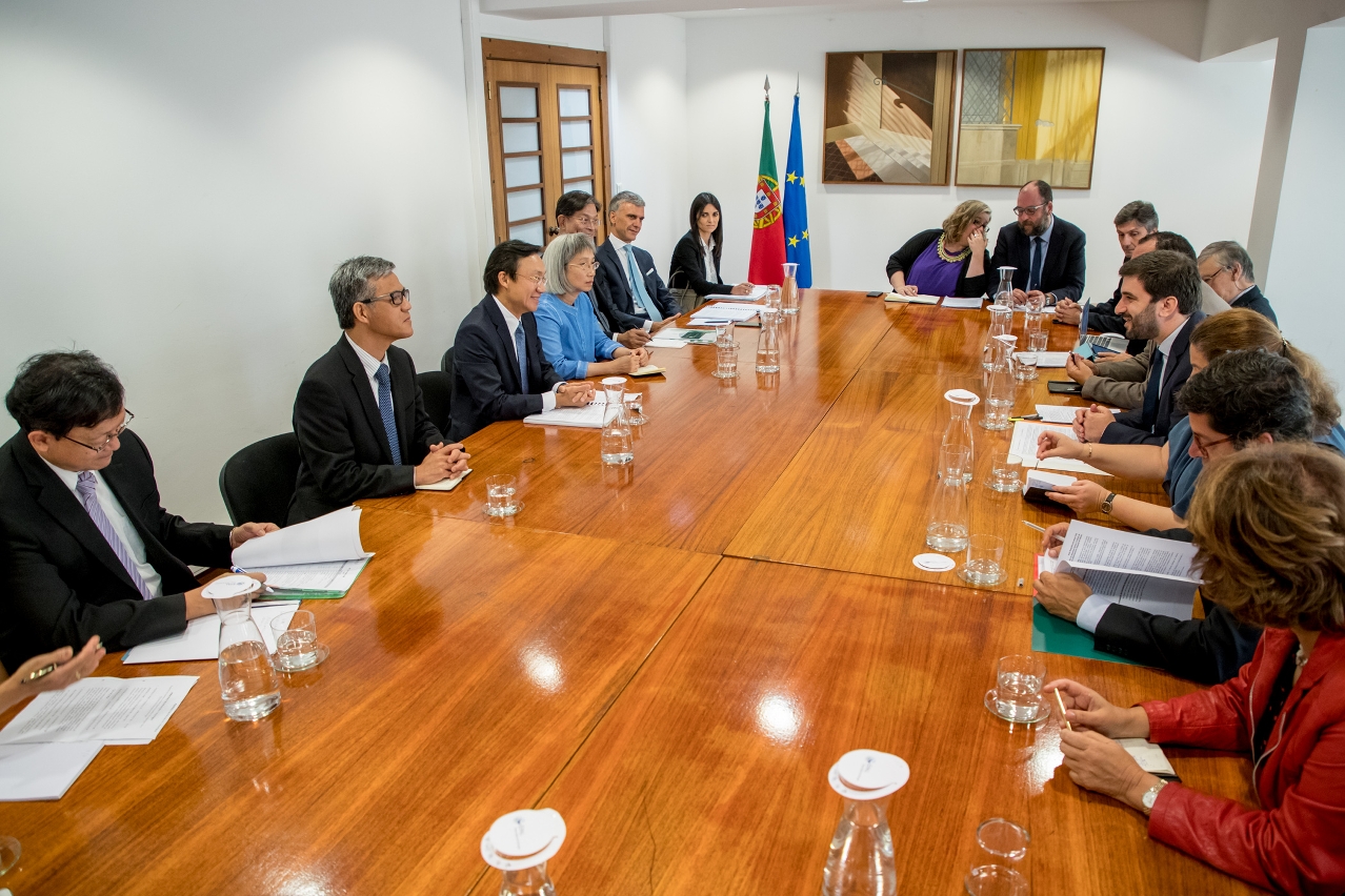 Reunião com o Ministro da Educação, Tiago Brandão Rodrigues