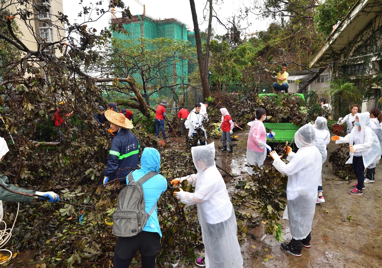 民署持續清理各公園休憩區