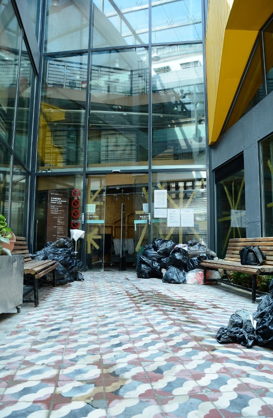 Progress of the post-typhoon works at the Cultural Affairs Bureau’s public libraries