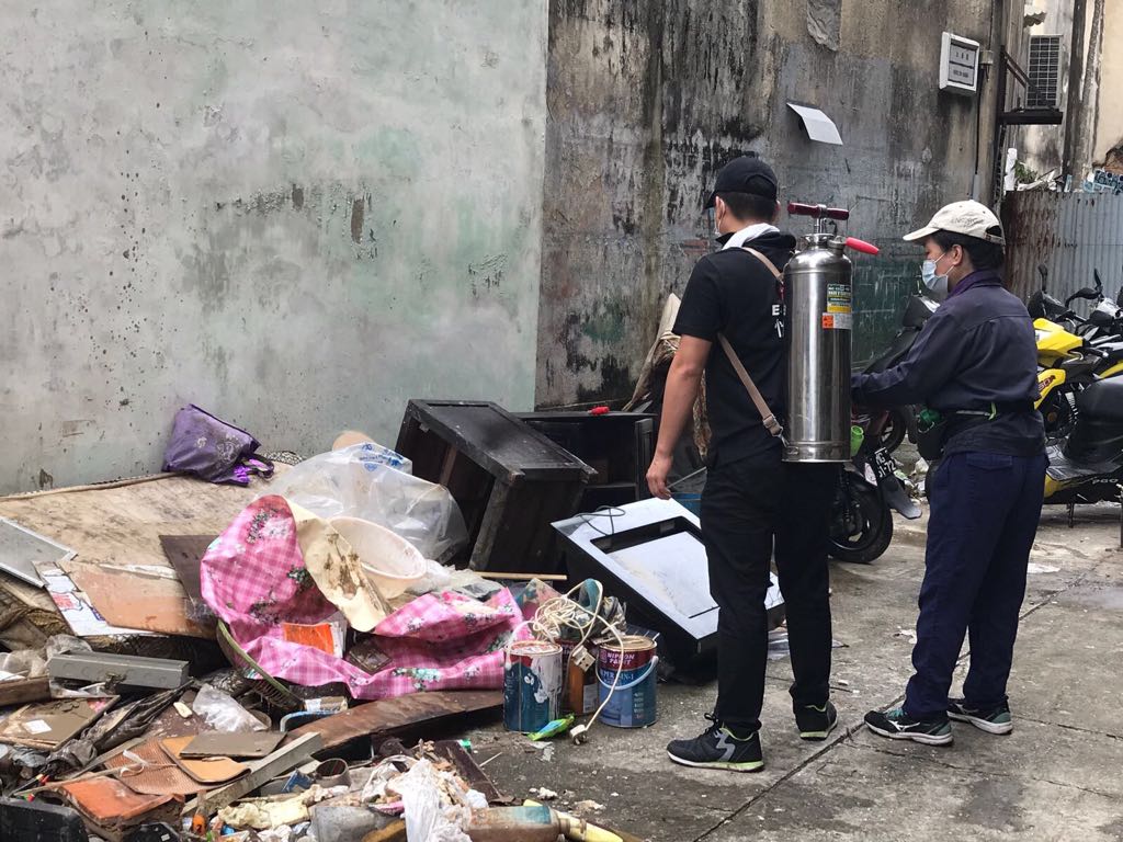 多區垃圾難以在短時間內清理