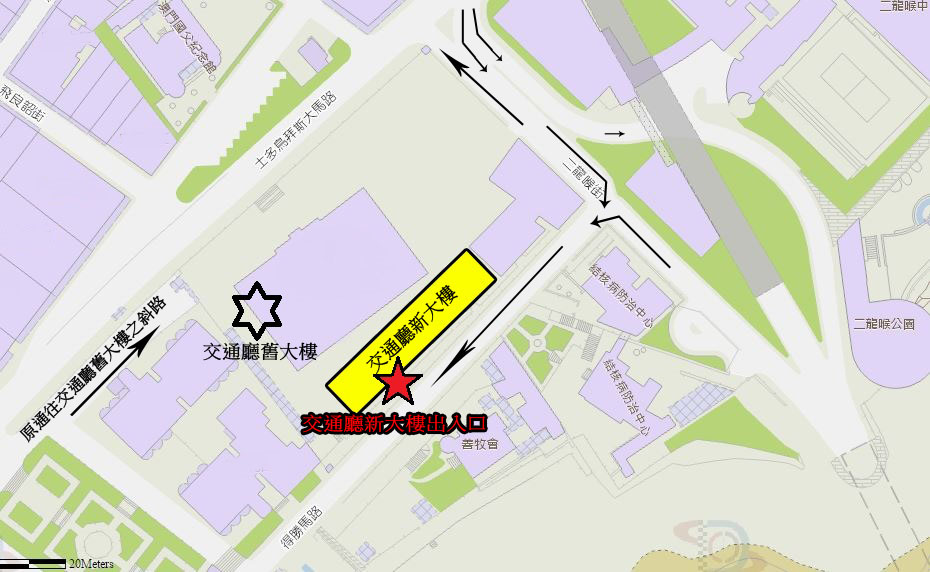 出入口均設於得勝馬路