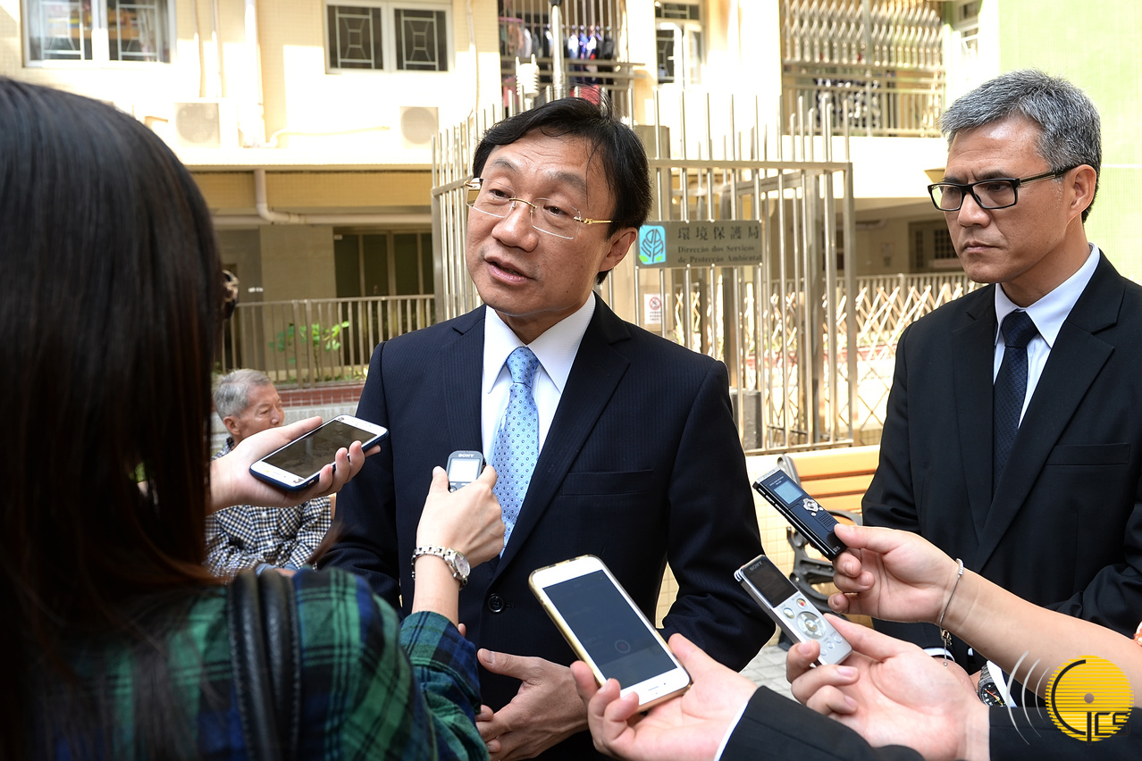 社會文化司司長譚俊榮接受傳媒訪問
