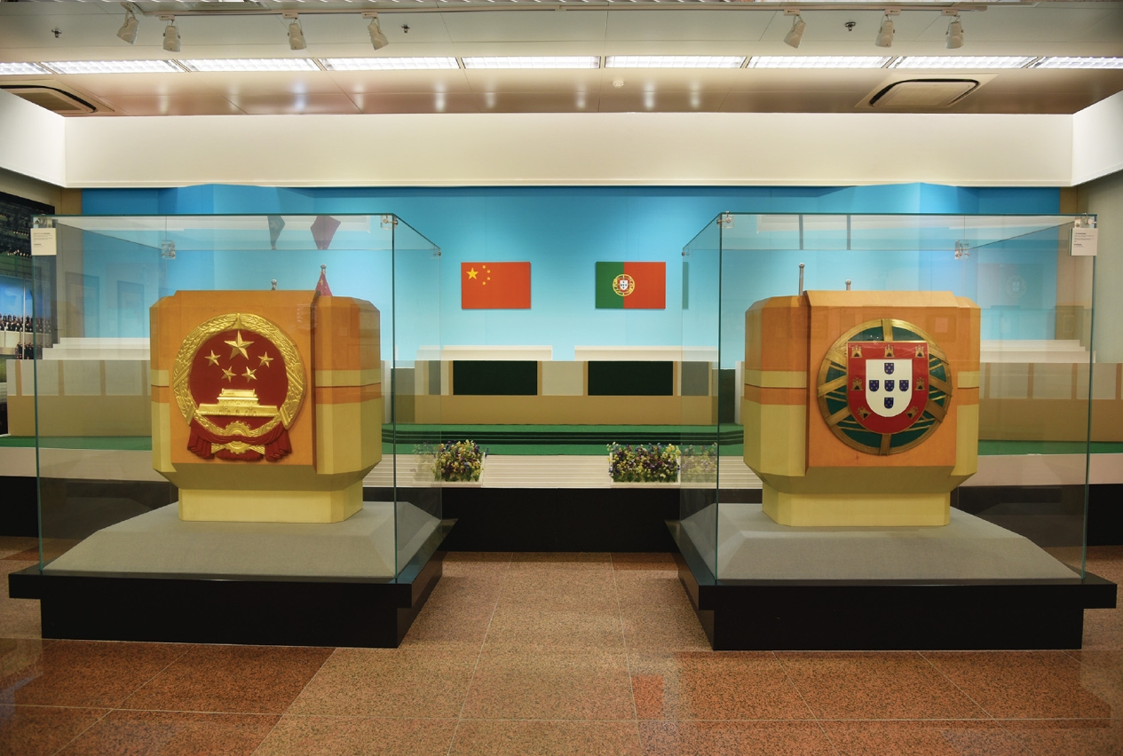 澳門基本法紀念館內