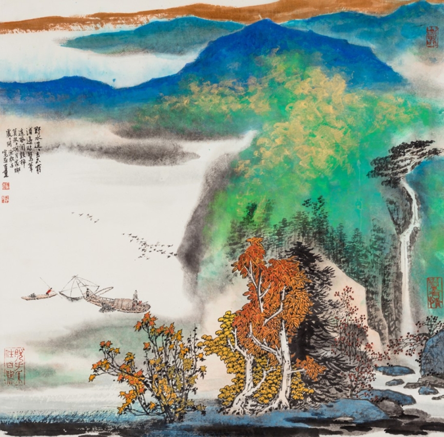 A Exposição “Obras de Pintores Veteranos da China em Macau”