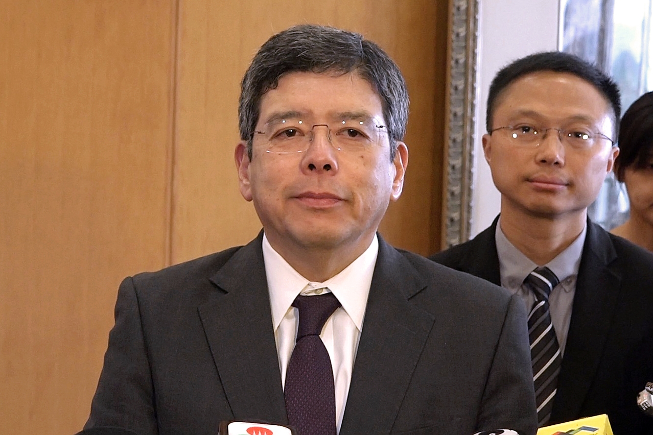 運輸工務司司長羅立文接受傳媒訪問