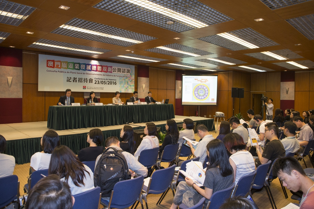 Press conference about public consultation on the Master Plan