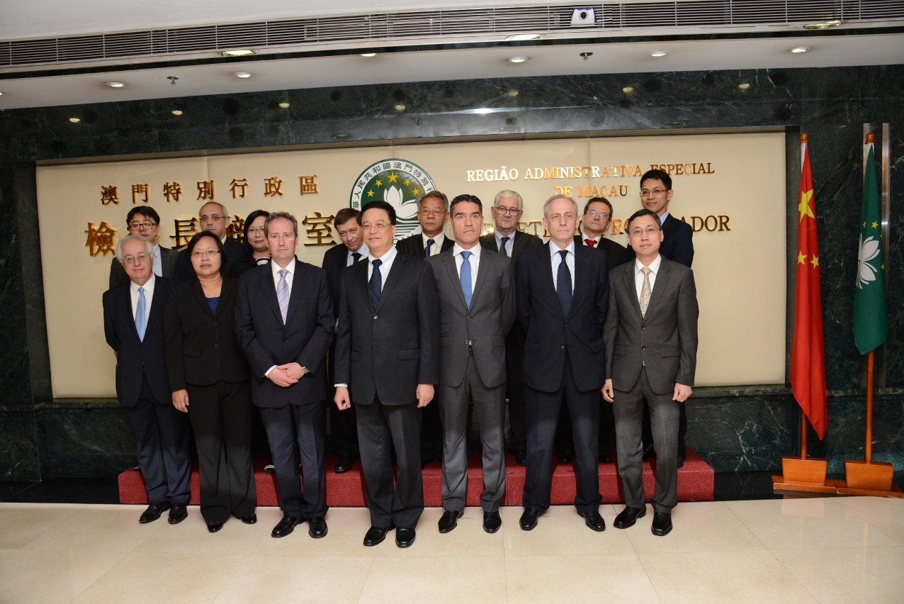 Visita da delegação chefiada pelo Presidente do Supremo Tribunal de Justiça de Portugal ao Ministério Público da RAEM