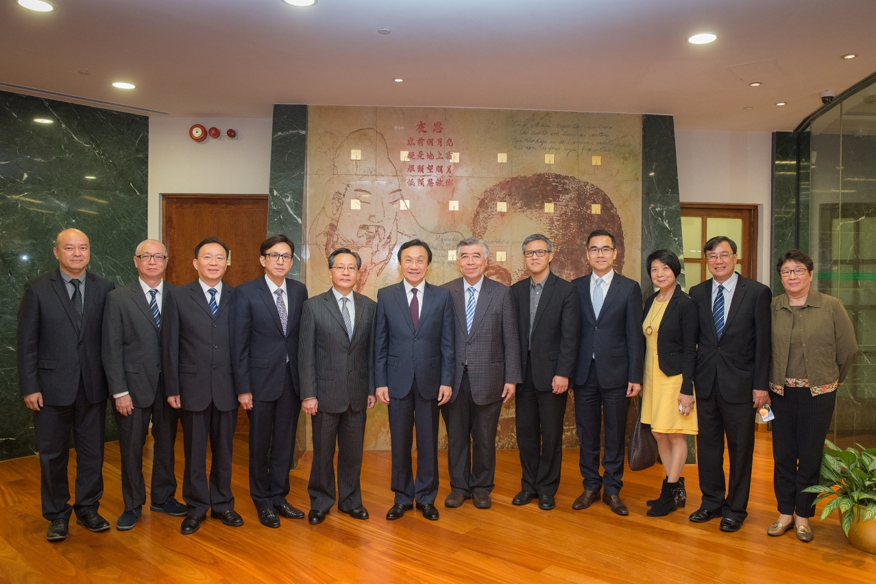 譚俊榮會見澳門街坊福利會一行