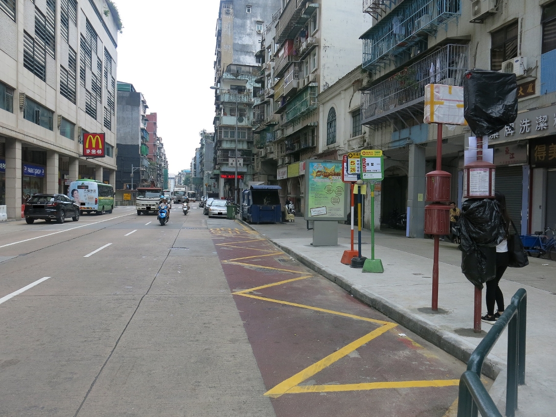 “河邊新街/街市”巴士站永久搬遷後位置圖
