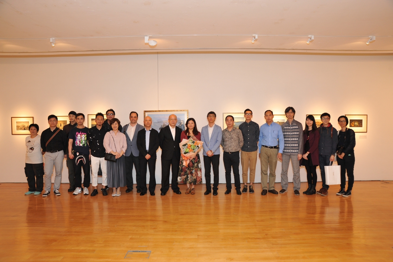 The vernissage of the exhibition “Encounter – Printmaking by Catherine, Cheong Cheng Wa”