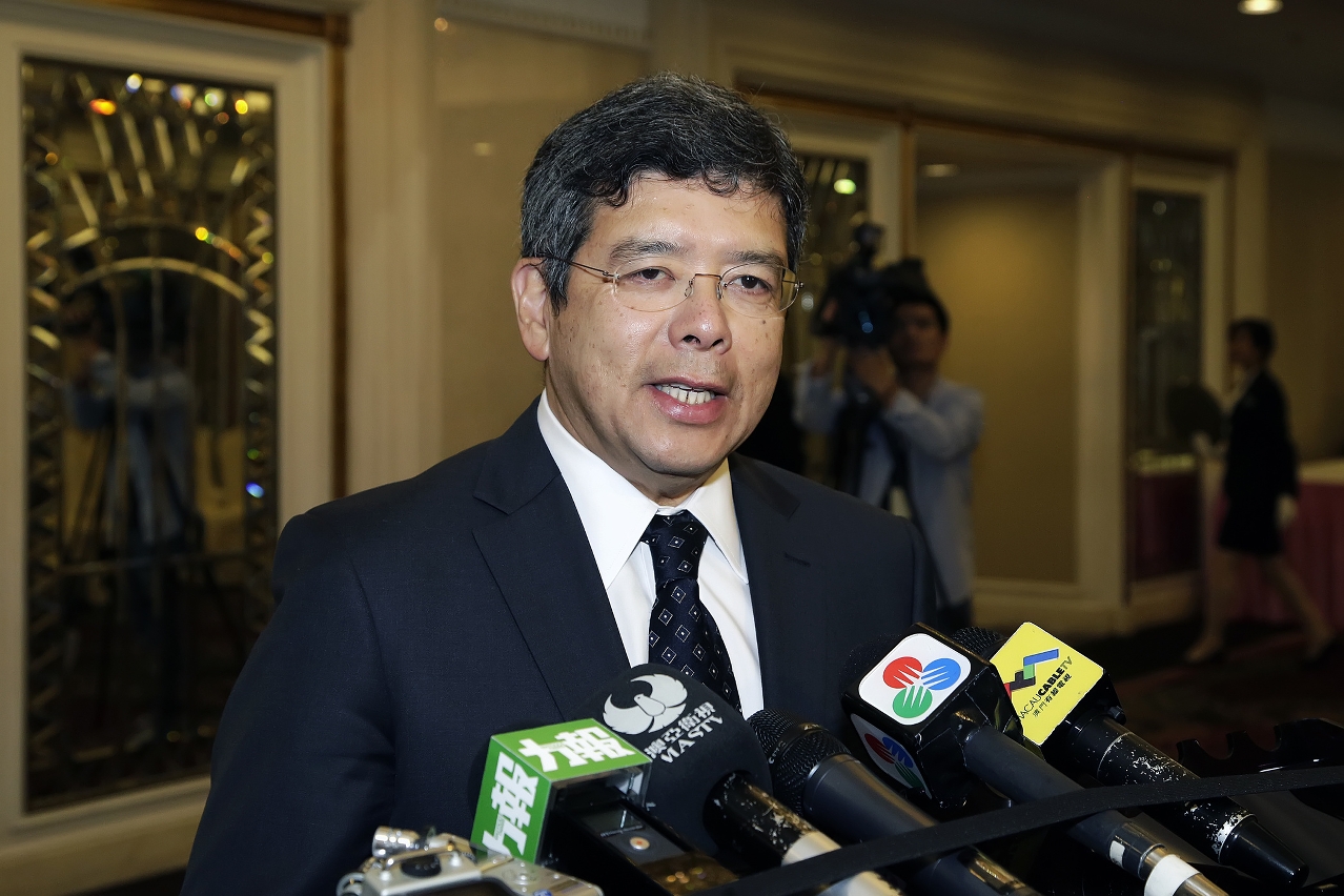 運輸工務司司長羅立文接受傳媒訪問