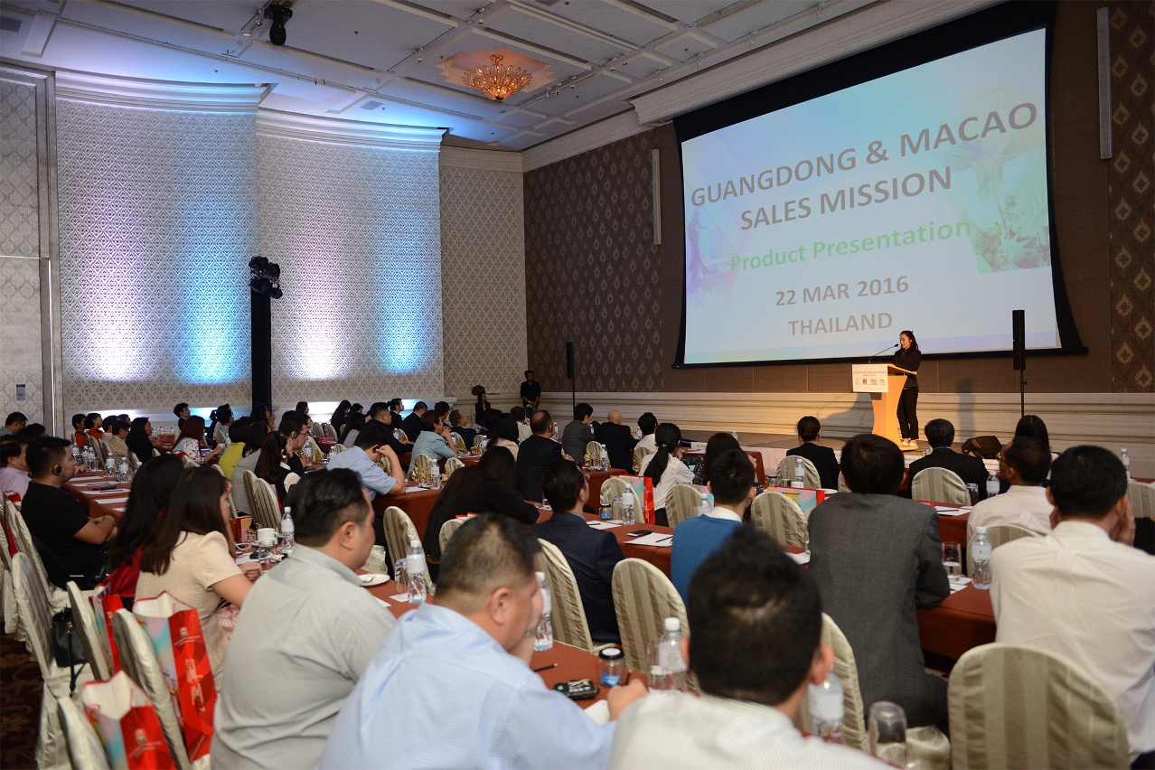 Thailand trade partners show great interest in Guangdong and Macao tourism products