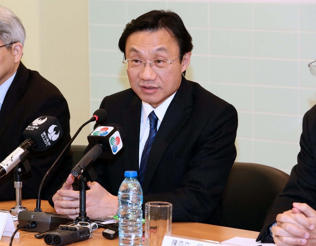 譚俊榮司長在交流會上發言