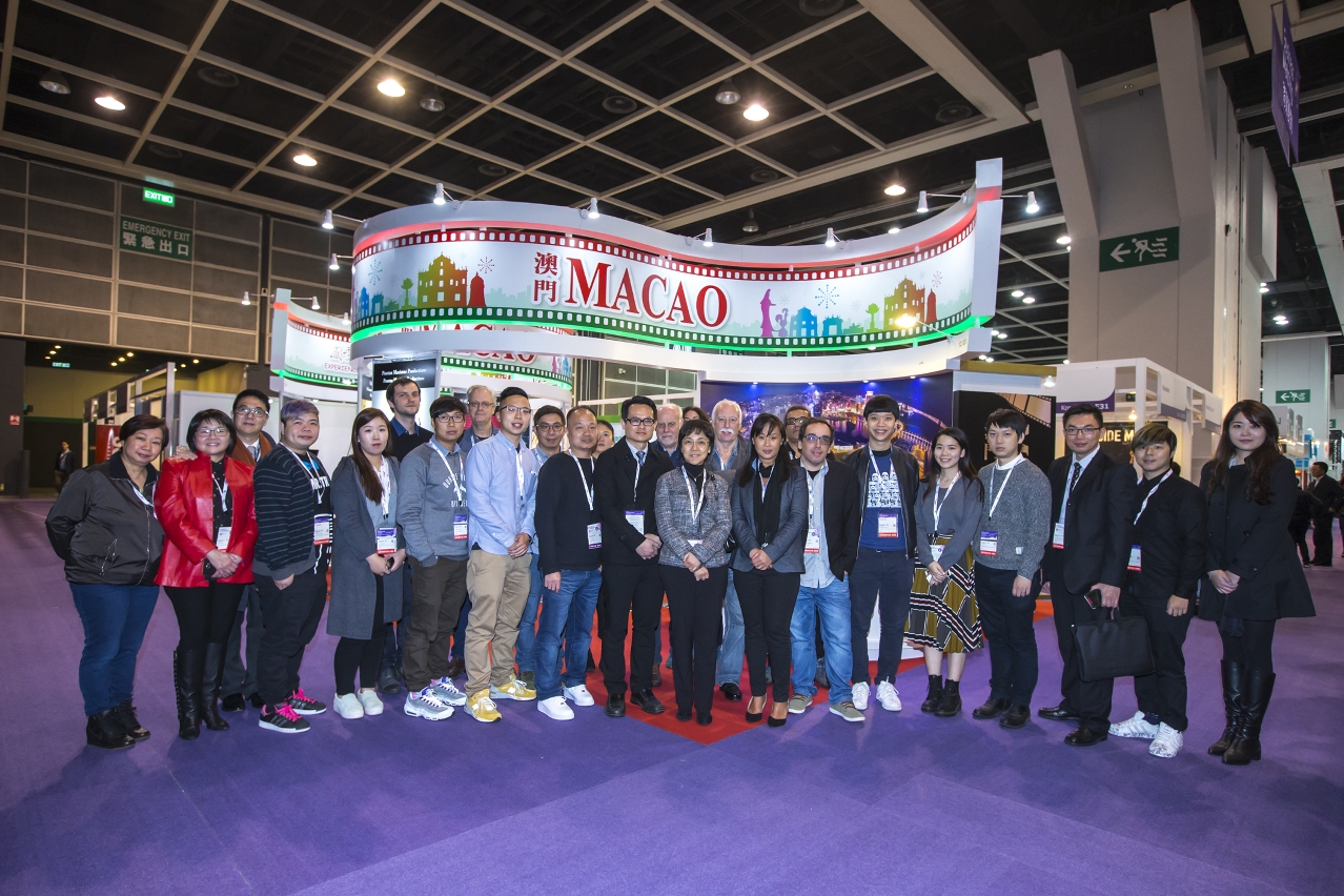 MGTO, IC and Macao industry delegates at Macao Pavilion