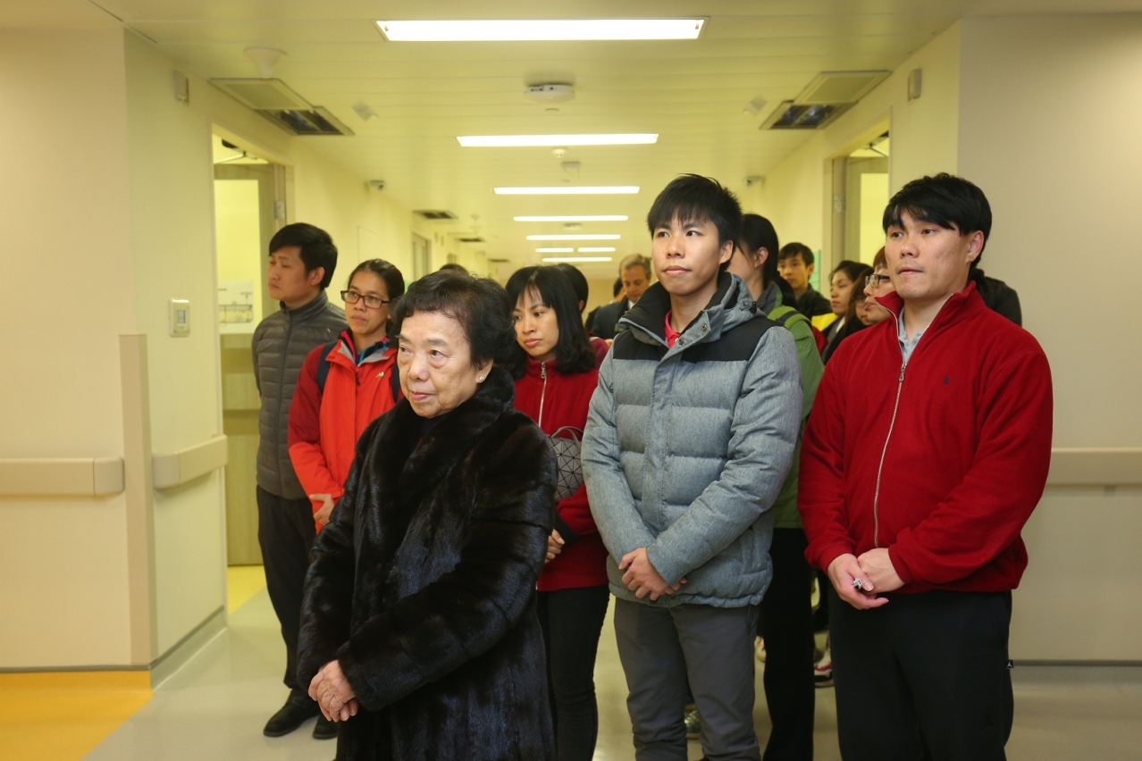 嶺南學校師生參觀了路環公共衛生臨床中心的隔離病房區