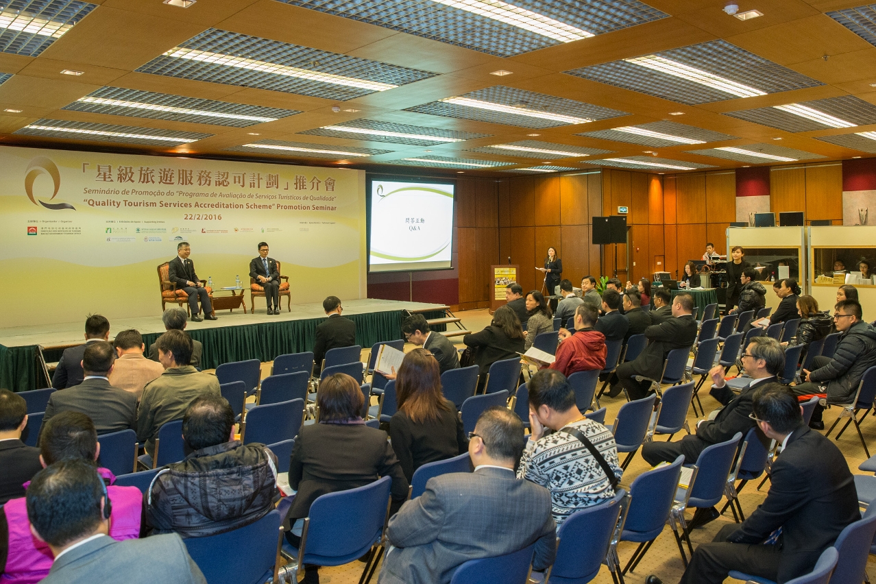 Seminário de promoção do “Programa de Avaliação de Serviços Turísticos de Qualidade”