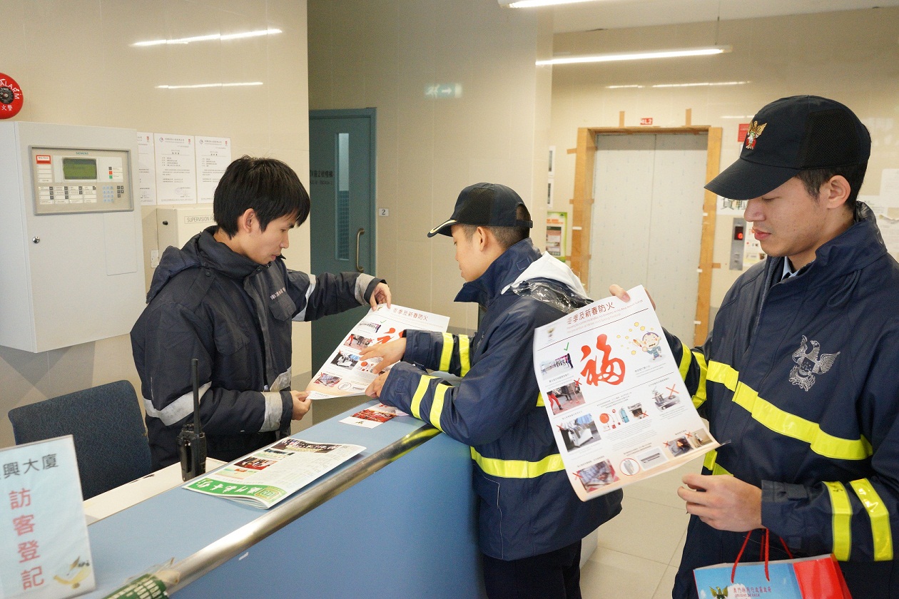 走訪社區　宣傳防火
